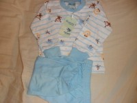 PIJAMA RAYA ANIMALITOS CELESTE